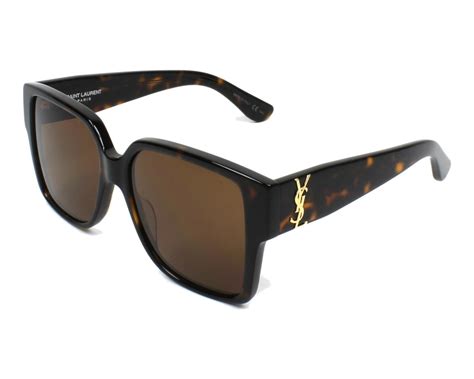 slm9 ysl sunglasses|Saint Laurent SLM9 Shiny Dark Havana Brown Sunglasses.